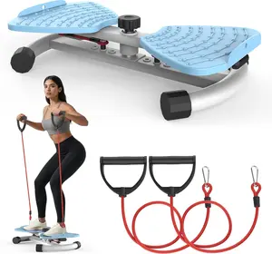 X-COOL Pilates Twister Machine with Resistance Bands - 360° Non-Slip Ab Board & Silent Core Workout Equipment, 250 lbs Capacity for Home Gym