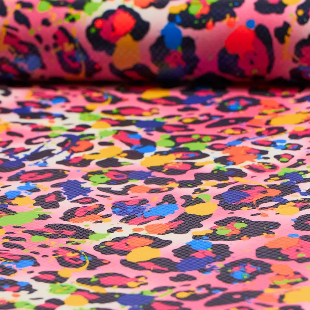 Party Animal Foil Printed Spandex Fabric | Blue Moon Fabrics