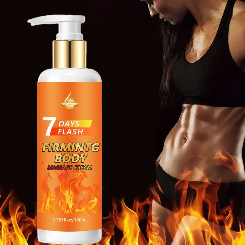 Warming Body Firming Massage Cream, Body Shaping Cream, Body Contouring Cream – Suitable for the entire body, smooths skin and improves sagging contours, softens while soothing areas with loose, rough texture, easy to spread and absorbs quickly