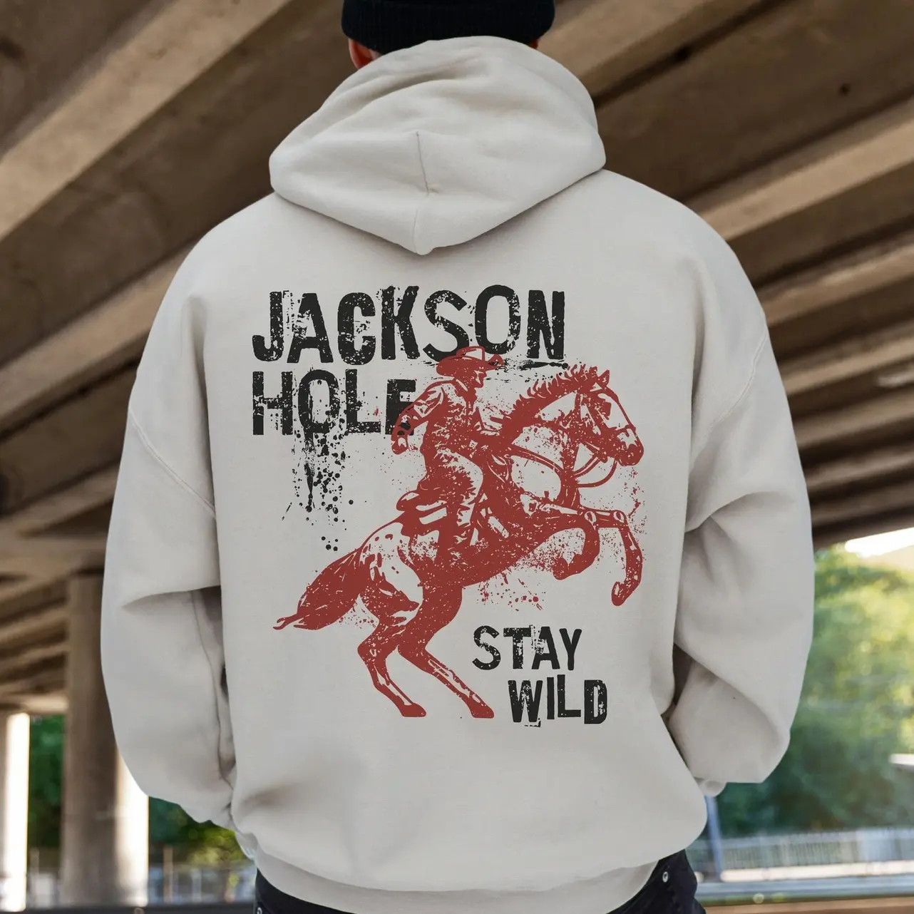 Western Hoodie, Cowboy Hoodie, Jackson Hole, Graphic Sweatshirt/Hoodie/T-Shirt Gift Unisex, for Men Women DF6
