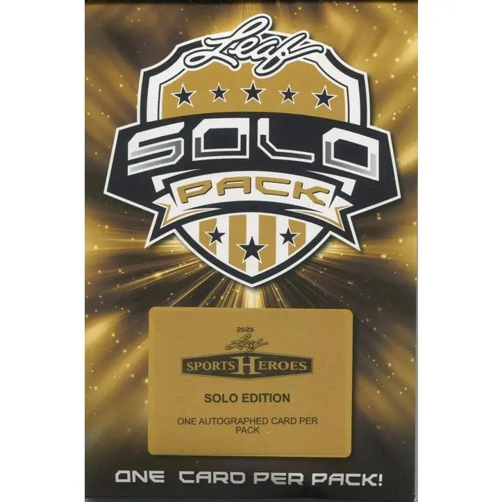 2025 Leaf Metal Sports Heroes Solo Edition Trading Cards