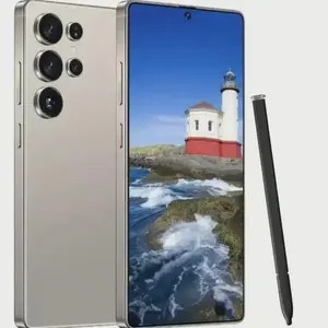 S25 Ultra Unlocked 5G Android 14 Smartphone.12GB+512GB,6.99" HD Display,68MP+108MPCam,7800mAh, Dual Card, Built-in Pen, FaceUnlock, , Case & Protector