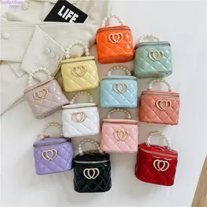 2026 New Kids Pearl Jelly Handbag, Mini Crossbody Shoulder Purse for Little Girls, Cute Zipper Cosmetic Bag, Versatile Summer Tote Bag for Daily Play & Dress Up