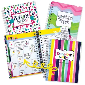NEW! 2026 Goal Getter Bundle | Reminder Binder Planner, Gratitude Finder Journal & Budget Binder | Office Stationery Supplies