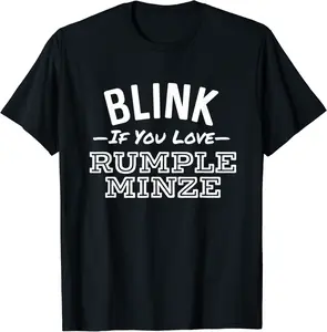 Blink If You Love Rumple Minze Funny Alcohol Bar Crawl Patio T-Shirt - Gabrielcru Shop 58B09GX25QZ3