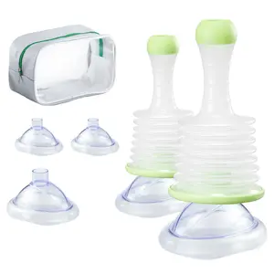 SummerWinsVEVOR Choking Rescue Device, Portable Airway Clear Anti Choking Suction Device with 5 Multi-size Masks and 1 Storage Bag, First Aid Kit for Removing Blocked Objects, for Home, School, Traveldealsforyoudays