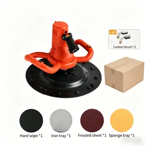 6inch Professional-grade electric random orbital hand-held wall sander, upgrade your DIY projects, hand-held cement floor polishing machine, polishing machine, household concrete smoothing machine Multi-Function  Portable Tool Set