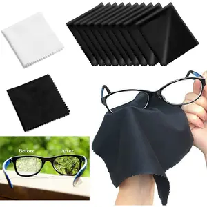 10PCS Premium Microfiber Cleaning Cloth For Eye Glasses Phone Screen Camera Lens 6in x 6in (15cm x 15cm)