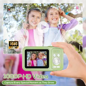 Digital Camera, 48MP Compact Camera, FHD 1080P Point and Shoot Digital Cameras with 16X Zoom, Face Detect, Smile Capture, Anti Shake, for Boys Girls Teens Gifts