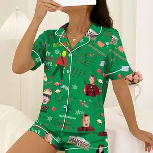 Christmas Home Alone Pajamas Set, Kevin Meme Holiday Pajamas, Pajamas For Party, Retro Christmas Movie Midnight Shirt, Gift For Fan