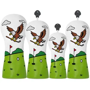 Hawk Golf Club Head Cover, Durable Protection for Standard Club Heads, Ideal for Casual & Competitive Golfers