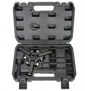 Harmonic Balancer Puller Kit, 3-Jaw Damper Pulley Extractor Set Compatible with Ford GM Chrysler Cadillac Chevy Mitsubishi， tool kit