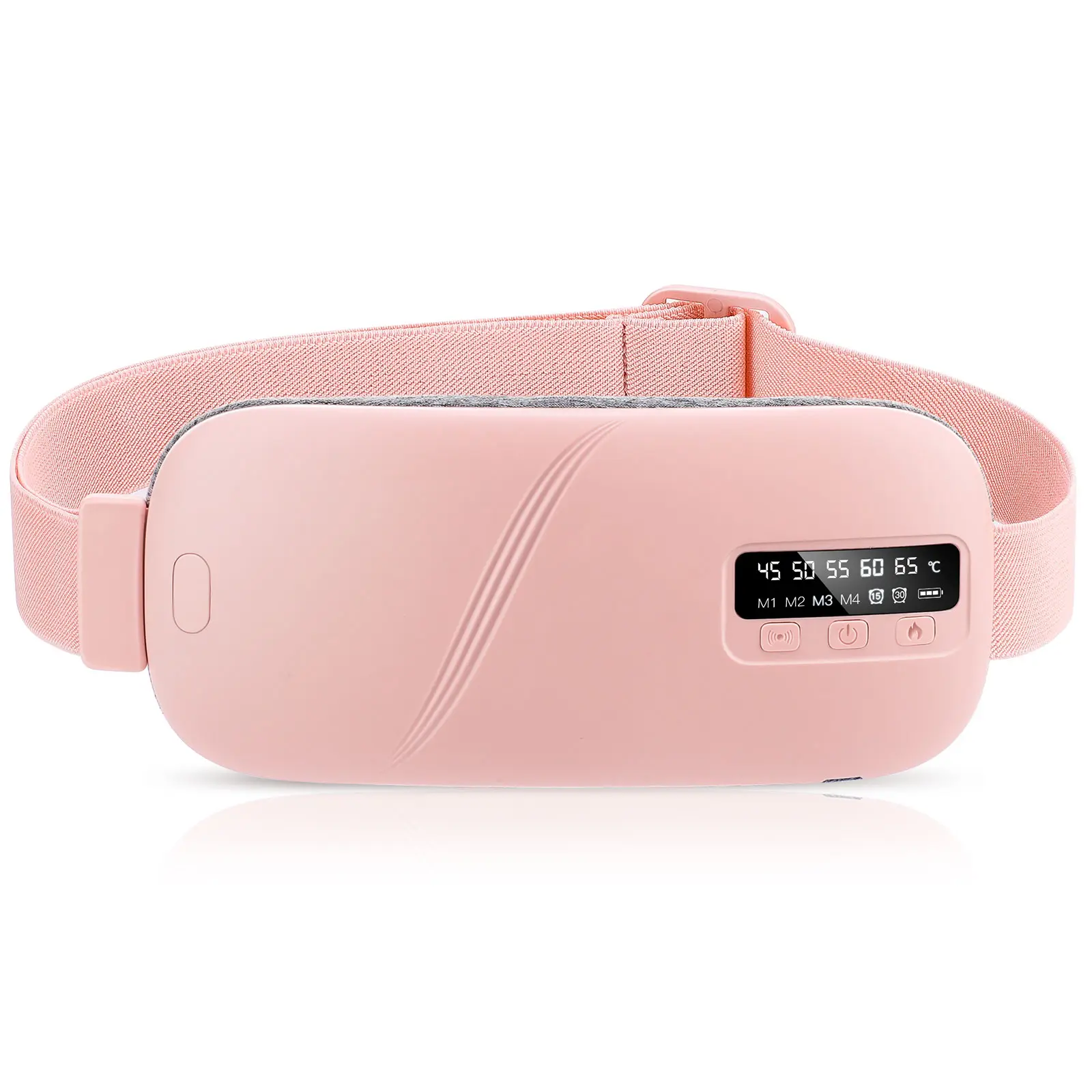 Menstrual Heating Pad Smart Uterus Warmer Belt, Cordless Heating Pad, Electric Waist Belt, Waist-Vibrating Abdominal Massager vibration massage warm palace lumbar body care machine Pad and Vibrating Massager heat rechargable cramps shurt