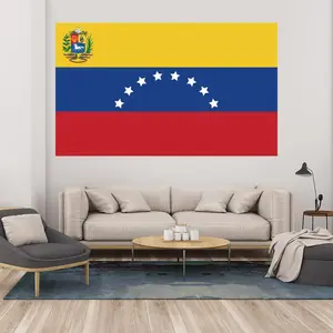 Venezuela Flag Tapestry 1930-2006 HD Print 3x5Ft Wall Banner with Brass Grommets for College Dorm Room & Outdoor Decor Art Design Decoration