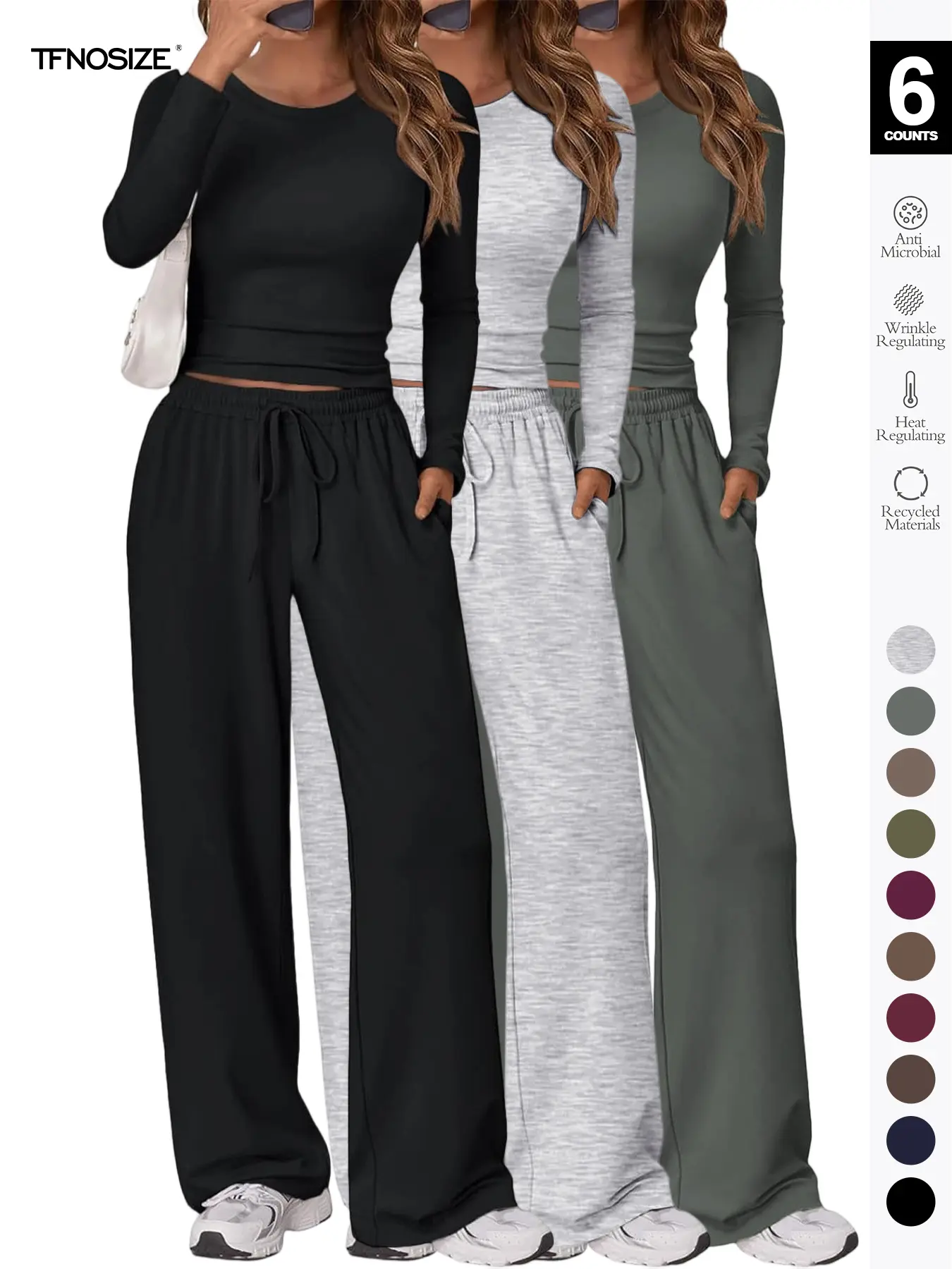 Black + Light Gray + Dark Gray