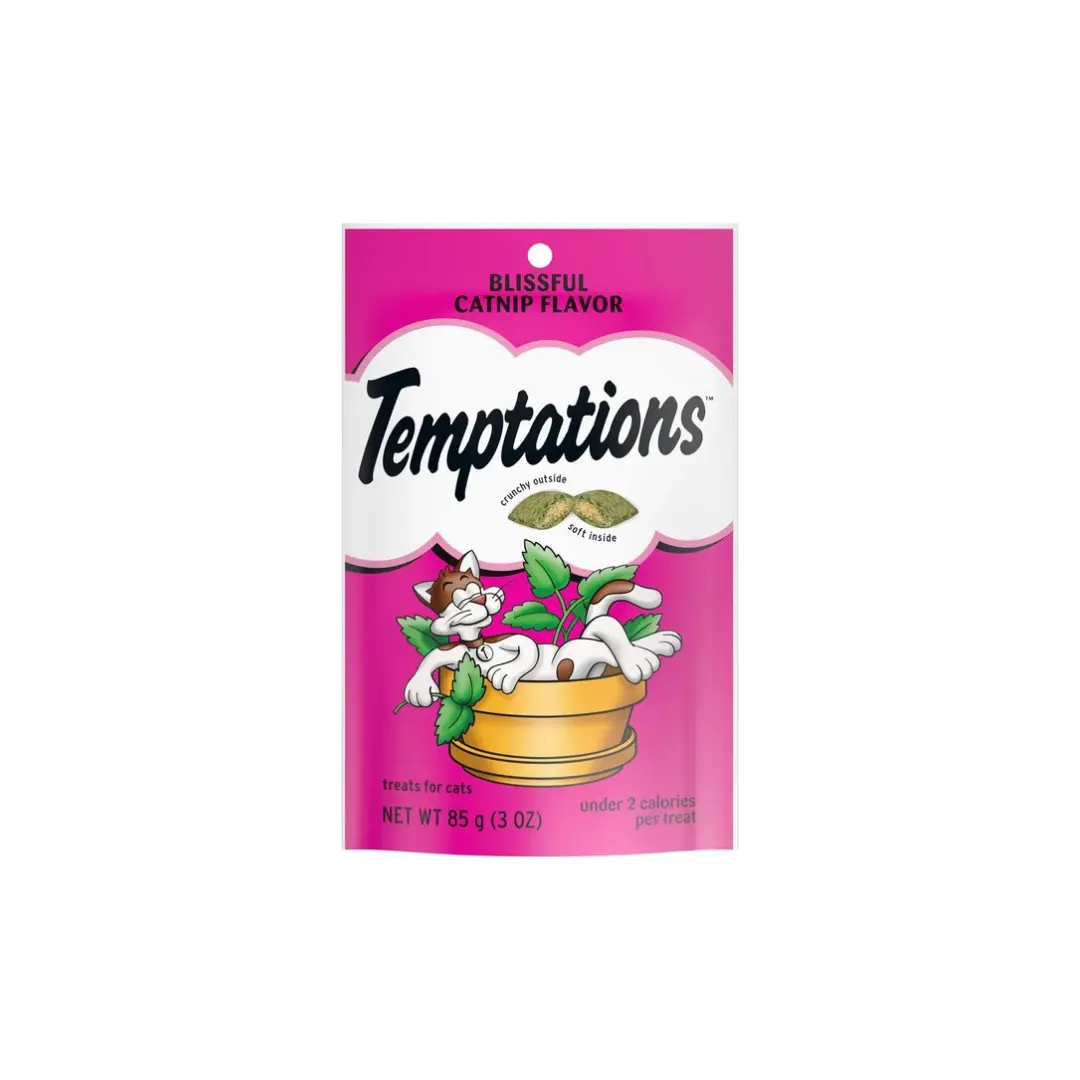 Temptations Classics Blissful Catnip Flavor Soft & Crunchy Cat Treats