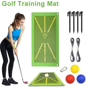 11PCS Golf Swing Training Mat Set – Swing Correction Tool, Indoor Golf Practice, Improve Swing Accuracy, Must-Have for Golf Beginners, Golf Accessories, Golf Equipment