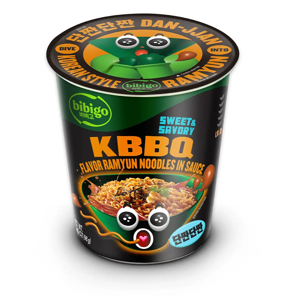 Sweet & Savory KBBQ Korean-Style Sauced Instant Ramyun Noodles