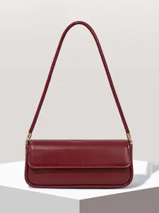 Retro fashion minimalist single shoulder handbag, Flap shoulder bag, niche classic baguette bag style, exquisite strap elegant and versatile, lightweight and small suitable for daily commuting, shopping dating, afternoon tea, etc.