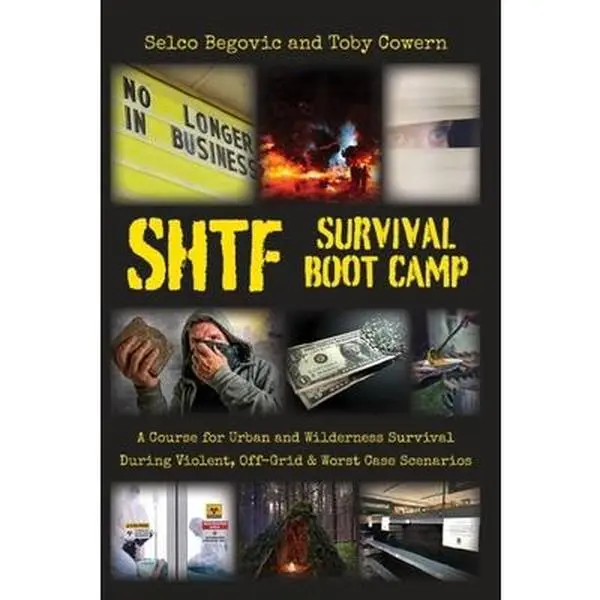 USED Book - SHTF Survival Boot Camp: A Course for Urban and Wilderness Survival during Violent, Off-Grid, & Worst Case Scenarios by Cowern, Toby (Paperback) - english