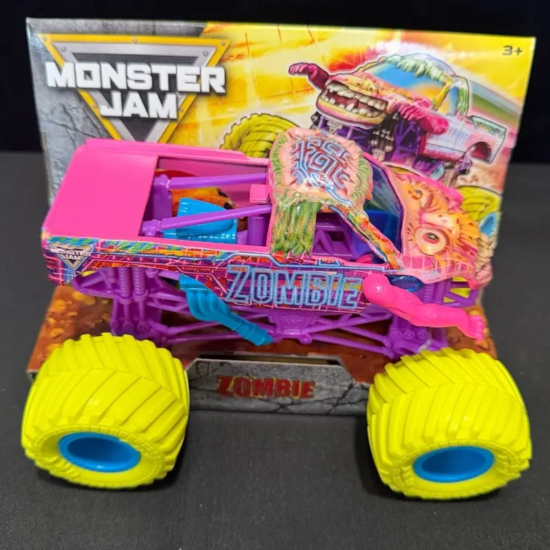 Spin Master 2026 Monster Jam Series 28 Big 1/24 Cyber Flare Zombie Monster Truck