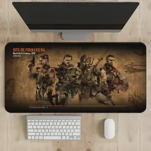 Origins Loading Screen Gaming Desk Pad, Call of Duty Zombies Deskmat, Extended Mouse Mat, High-Resolution Art, Zombies Enthusiasts, FPS Gamers Gift