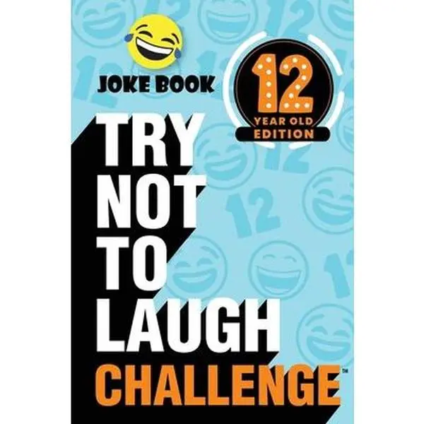USED Book - The Try Not to Laugh Challenge - 12 Year Old Edition: A Hilarious and Interactive Joke Book Toy Game for Kids - Silly One-Liners, Knock Knock Jokes, a by Crazy Corey (Paperback) - english