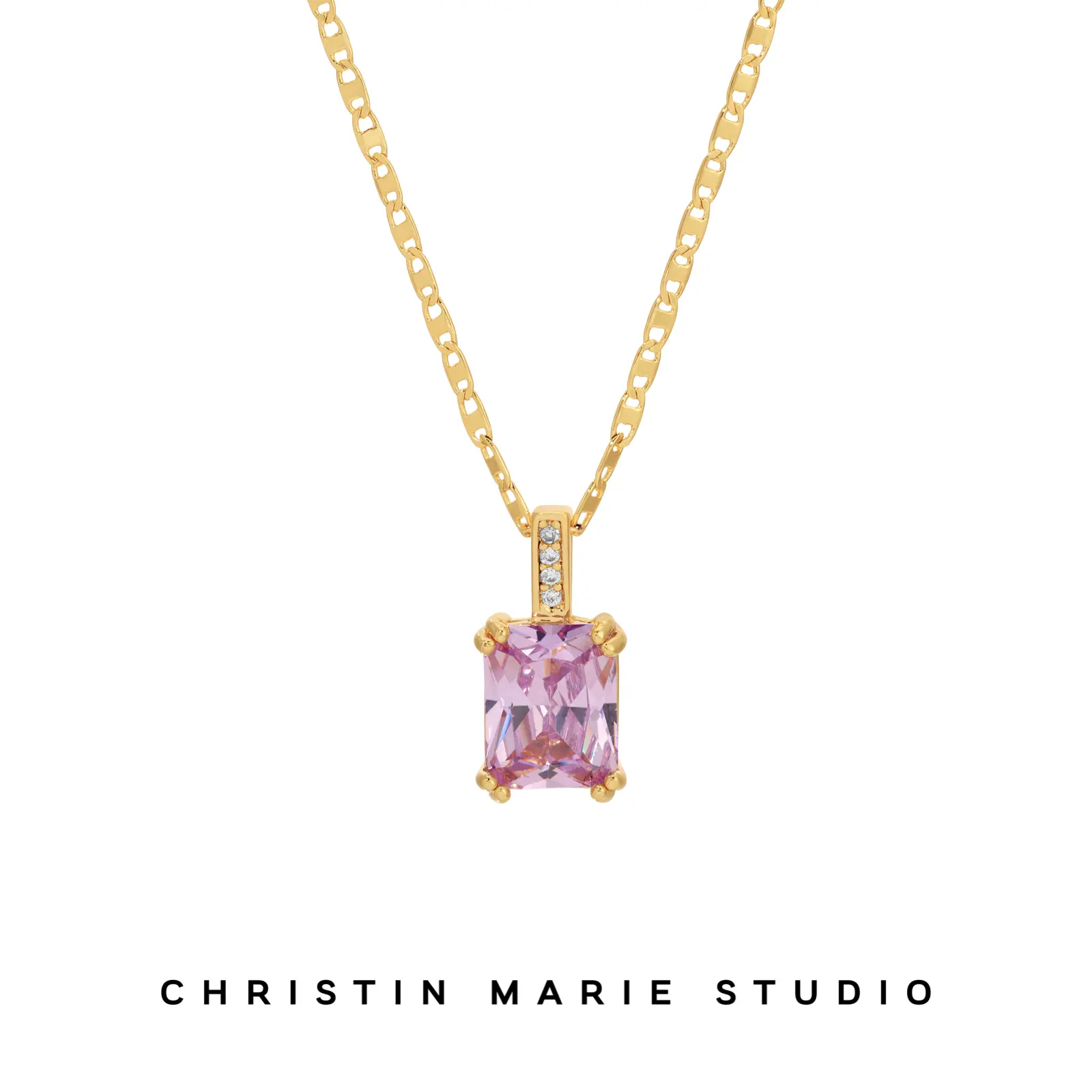 Single Gem Necklace