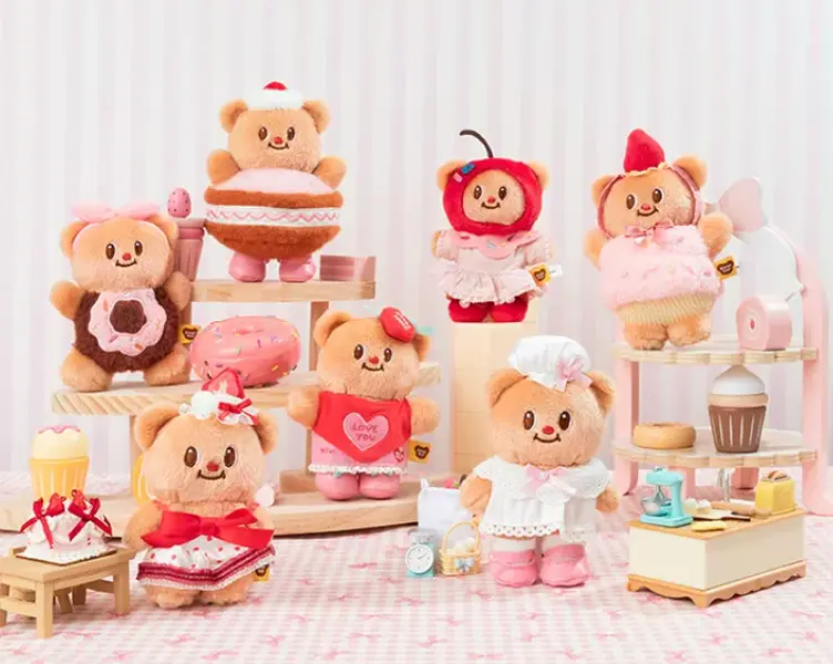Butter Bear Dessert & Bakery Series Plush Blind Box