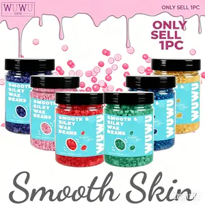Hard Wax Beans, 1 Box Hair Removal Wax Beads, Wax Heater Accessories for All Face Body Parts, Painless Gentle Smooth Hair Removal Products for Women & Men, All Skin Types, Sensitive Waxing, Body Care