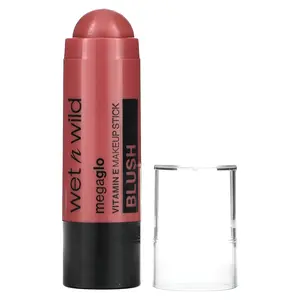 wet n wild MegaGlo, Vitamin E Makeup Stick, Blush, 1115545 Currant Jam, 0.21 oz (6 g)
