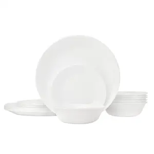 Corelle® Winter Frost White 18-piece Dinnerware Set, Service for 6