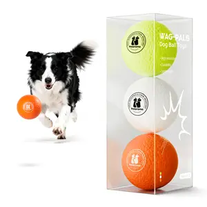 Potaroma Dog Toy Balls for Aggressive Chewers – 3 Pack E-TPU Bouncy Pet Fetch Balls Floating Water Pool Toy for Small & Large Dogs, Indoor & Outdoor 2.8 Inch Diameter #SummerVibes #petlovers