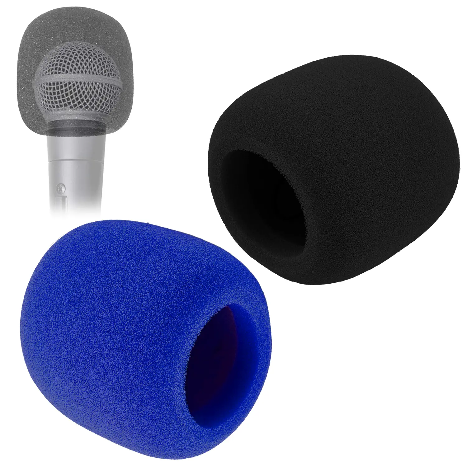 5Core Microphone Cover Soft Foam Mic Windscreen Windproof Sponge for Handheld Mic Durable Noise