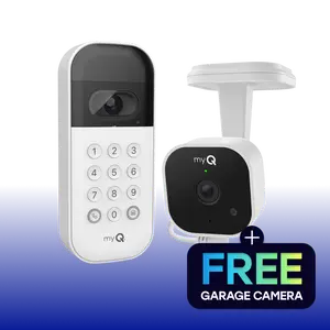 myQ Smart Garage Video Keypad + FREE Smart Garage Camera Bundle