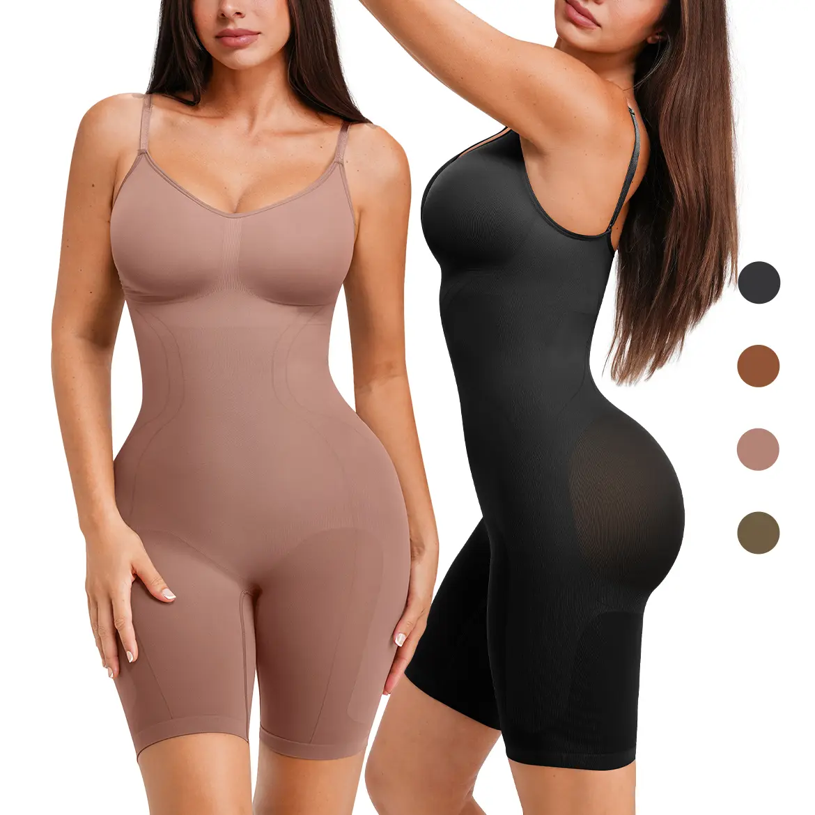 Shapellx Women's Soft Stripes Shapewear Smooth  Seamless Comfort Womenswear Essential Love Piece Underwear Creator