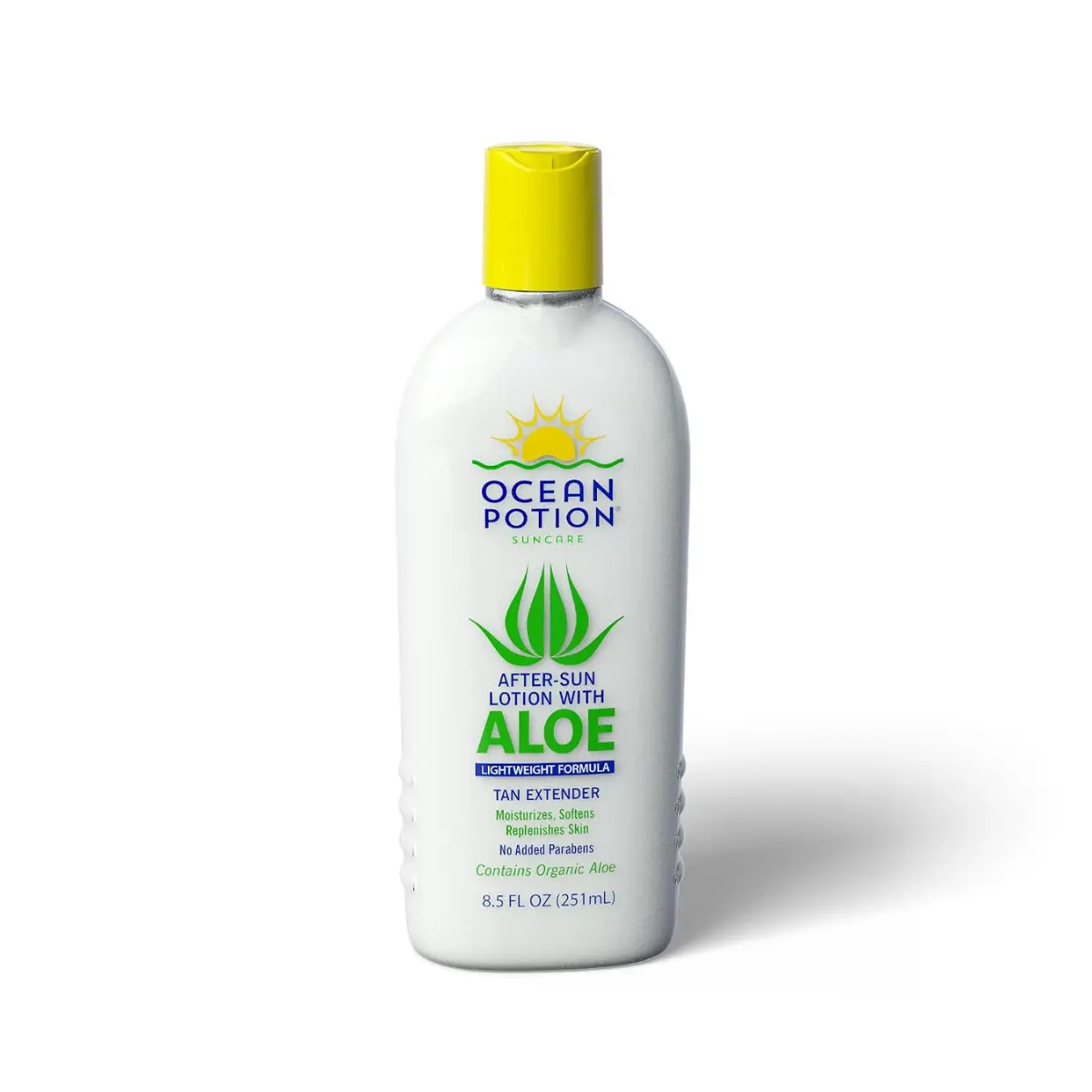 Ocean Potion After Sun Aloe Vera Lotion with Vitamin E, Paraben-Free Hydrating Body Moisturizer for Dry Skin, Lightweight 8.5 oz Bath & Body Care