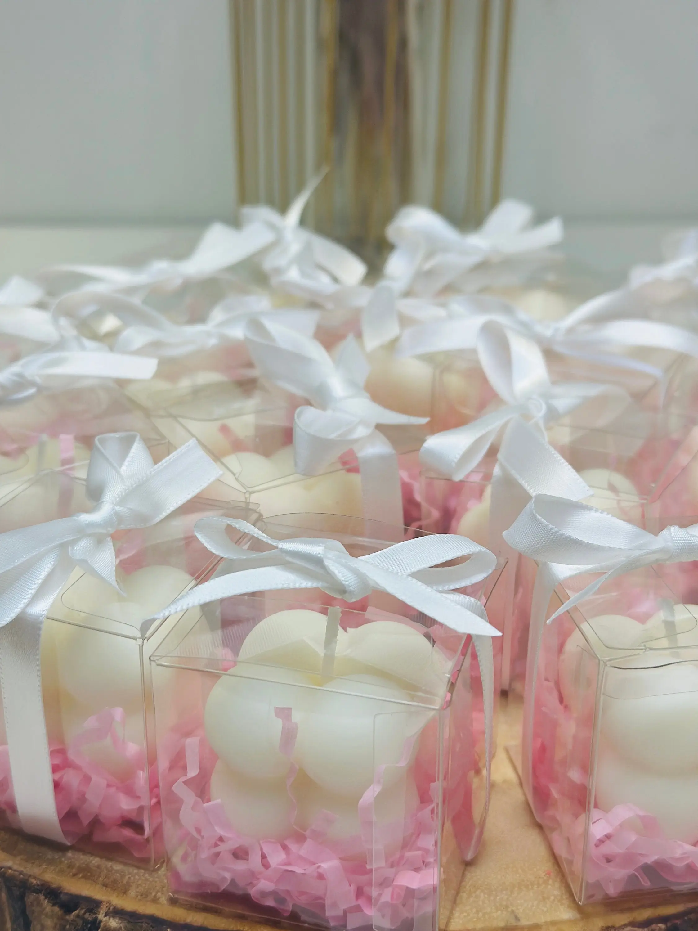 Tiny Bubble Candles - Home Decor Aroma Scent Favors for Wedding, Baby Shower Magic, Bubble-Candle Fun Party Souvenirs
