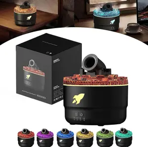 Puff Cannon Humidifier Set with Colorful Ambient Lighting Effect