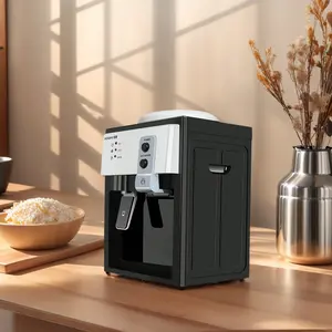 110V 5 Gallon Top Loading Water Cooler Dispenser Countertop Hot+Cold Drinking Machine, 27*24*36cm For 3.5L, 5L, 10L And 18.9l Bottled Water