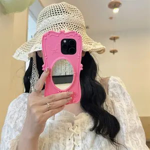 Three-dimensional Butterfly Mirror | Silicone Phone Case Cover Protector | Christmas Gift | Suitable for iPhone 12 13 14 15 16 17 Pro Max