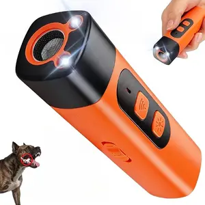 Dog Bark Deterrent,Rechargeable Sonic Dog Repeller,Anti Bark Device for Dogs,50ft Range Professional Dog Training Tool,Ideal for Indoor & Outdoor