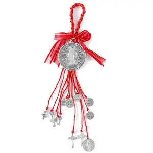1pc Saint Benedict Medal/Virgin Mary/San JudasTadeo Blessing Charm San Benito Medalla Gift for Men or Women Hanging Charm Pendants Decorative Charm Gift