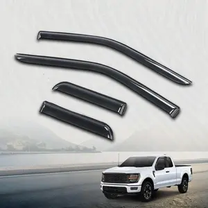 Fit For 15-26 Ford F-150 17-26 F-250 F-350 Supercab Window Visor Rain Guard