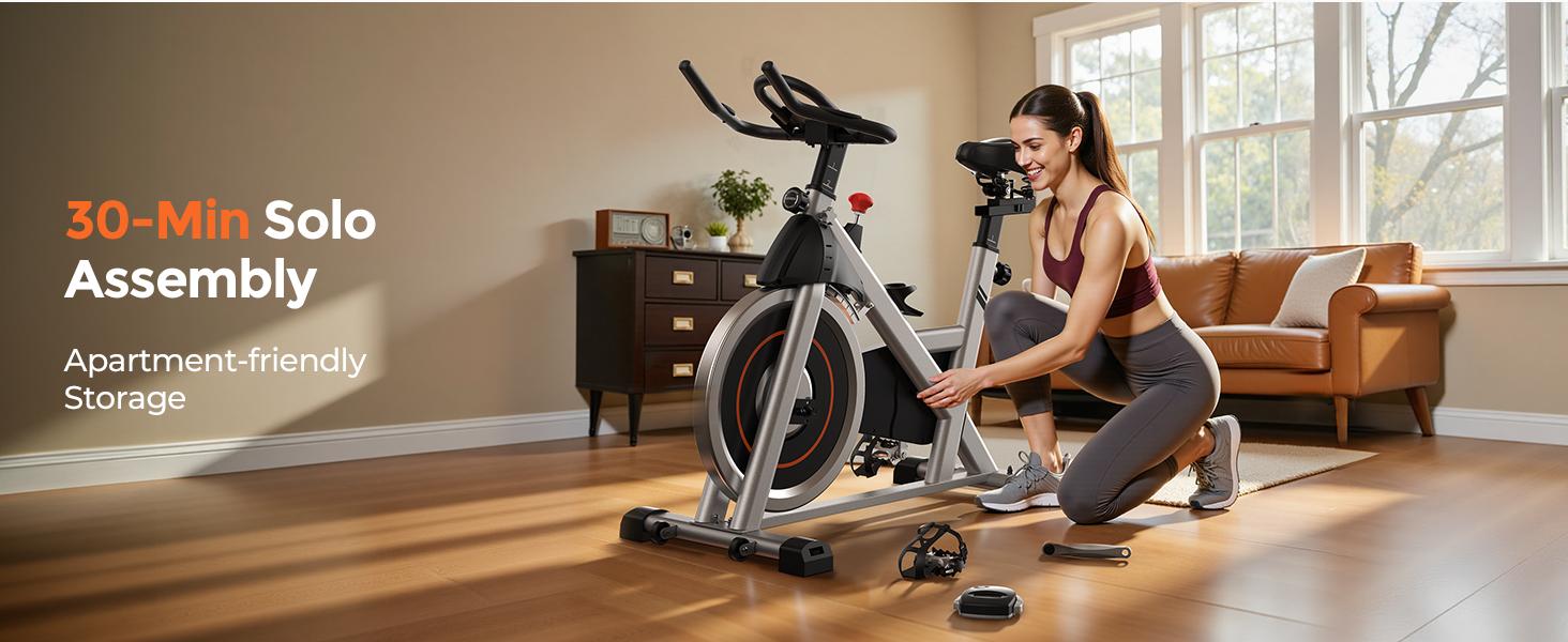 YOSUDA Exercise Bike, Brake Pad Stationary Bike for Home with Exclusive App, Magnetic Indoor Cycling Bike with 300 lb Weight Capacity, Low Noise, Tablet Holder and Fitness Courses YOSUDA Exercise Bike, Brake Pad Stationary Bike for Home with Exclusive App, Magnetic Indoor Cycling Bike with 300 lb Weight Capacity, Low Noise, Tablet Holder and Fitness Courses