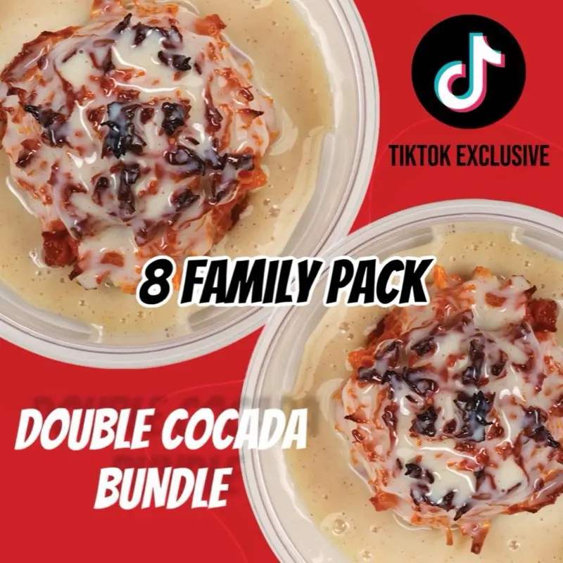 8 family pack Double cocada