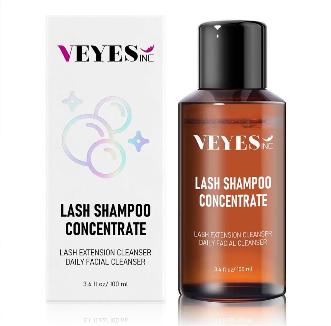 Veyes 30g Lash Shampoo Concentrate - Cosmetic Cleanser for Cleansing Lashes, Beauty & Personal Care Single Item, Cleanses Lashes