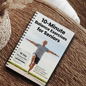Gentle 6-minute daily exercise to boost home stability, mobility and self-confidence for the elderly | the elderly and beginner's anti-fall guide Guided Fitness Journal Workbook Journal