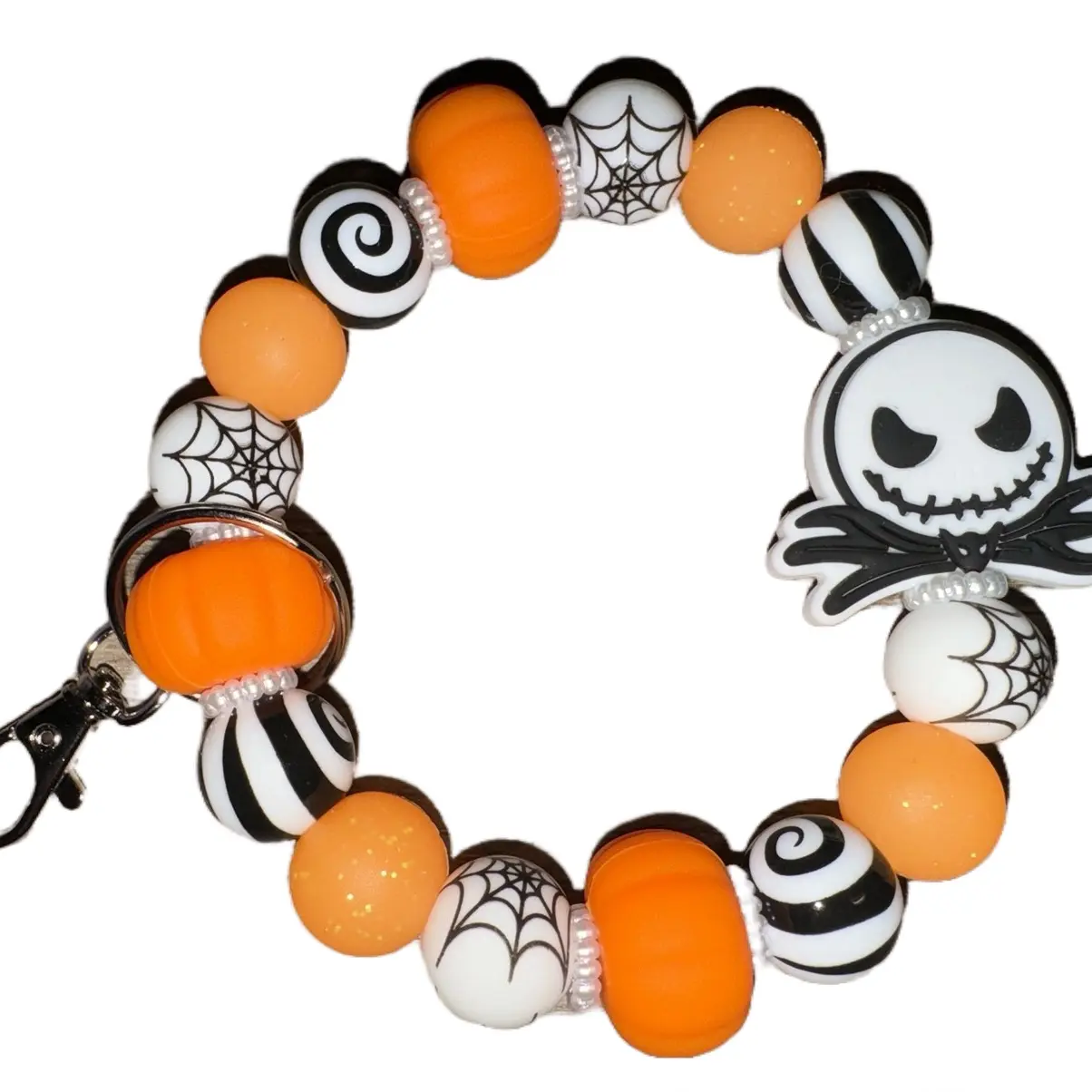 Halloween Skeleton Wristlet