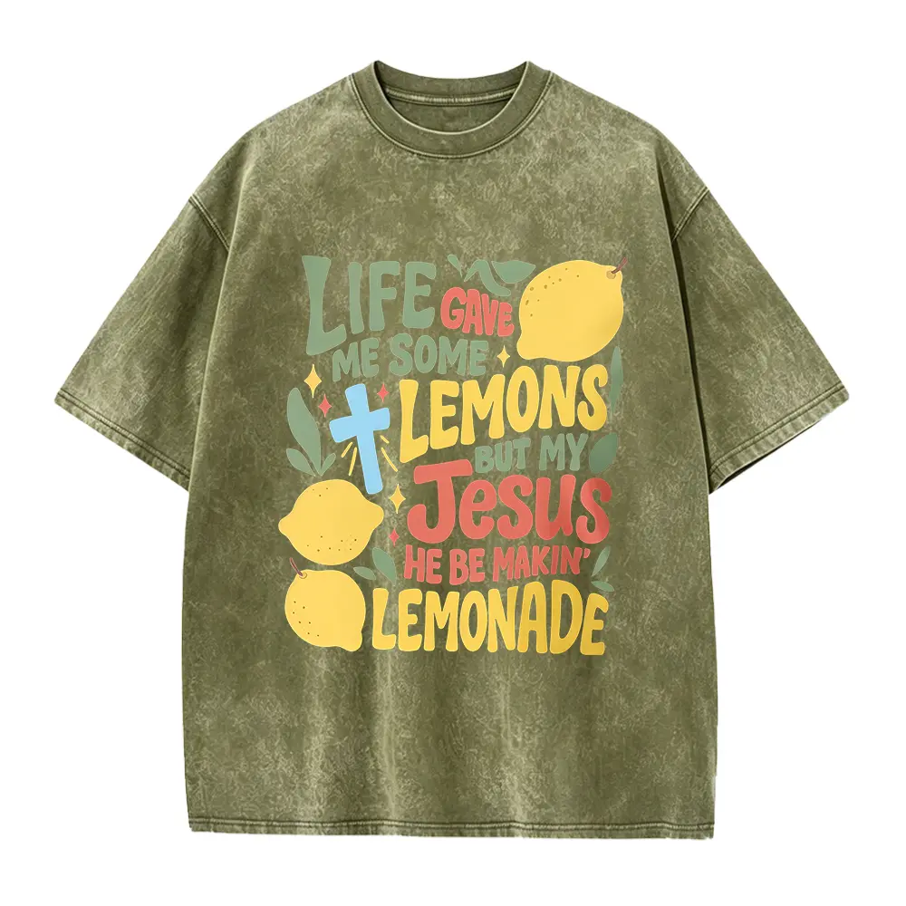 Lemonade Jesus T-Shirt, Christian Apparel, Forrest Frank Fan, Life Gave Me Lemons, Faith Based Shirt